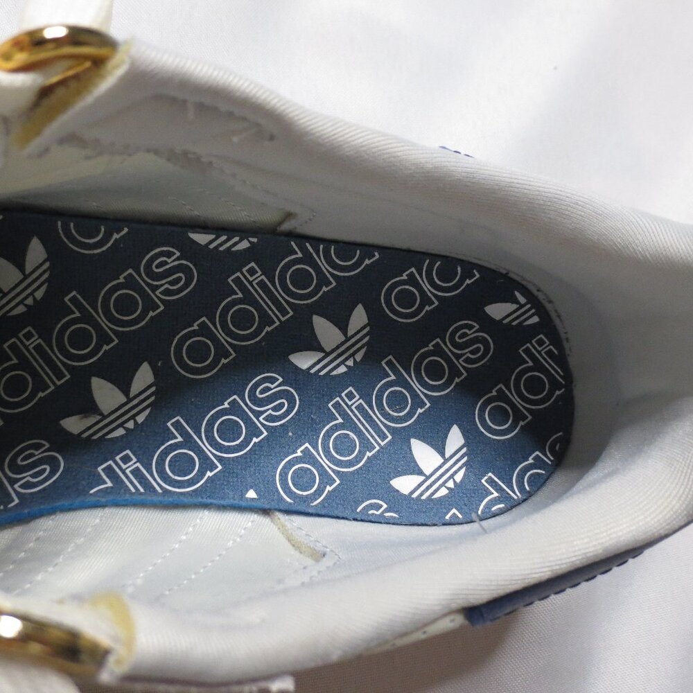 ADIDAS womens RETROPY E5 sneaker SHOE gray CREAM gold BOOST MIDSOLE retro 9.5 - Picture 7 of 13